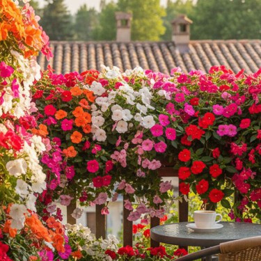 Impatiens de otoño: las flores resistentes para sombra que mantendrán tu balcón lleno de flores