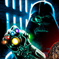 A Darth Vader le queda genial el Guantelete del Infinito, pero las primeras imágenes del crossover de Star Wars y Marvel no terminan de ilusionar a los fans 