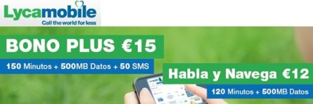 Nuevos bonos para hablar y Navegar de Lycamobile