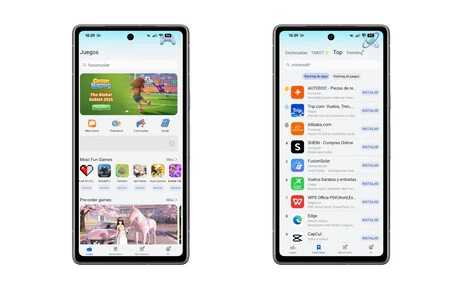 Capturas Appgallery