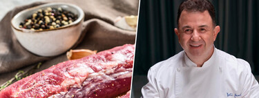 Este es el truco de Martín Berasategui para que el solomillo de cerdo quede jugoso y crujiente