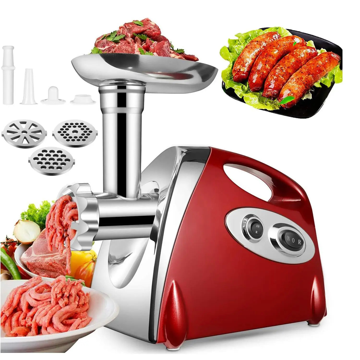 Picadora de carne eléctrica Max de 2800W