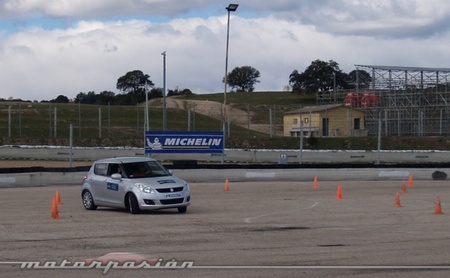 Michelin, Circuito del Jarama, Neumáticos nuevos y neumáticos desgastados a prueba 02