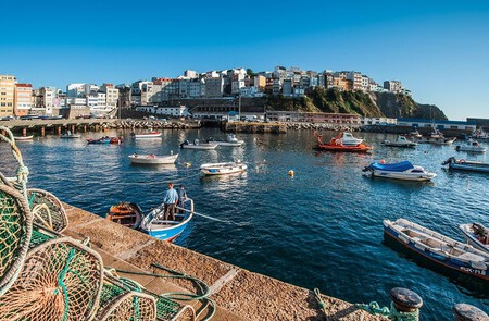 Pueblo Galicia Bonito Viajes Otoño Septiembre
