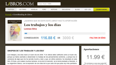 Libros.com lanza una plataforma de financiación en masa para escritores