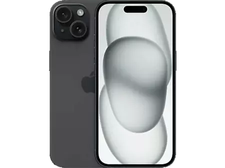 Apple iPhone 15, Negro, 128 GB, 5G, 6.1" OLED Super Retina XDR, Chip A16 Bionic