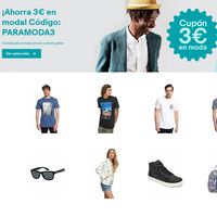Código de descuento de 3 euros en la sección de moda de eBay con marcas como Nike, Quiksilver, Dc Shoes o Guess 