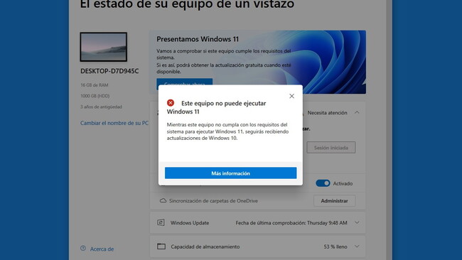 Windows 11 Incompatible