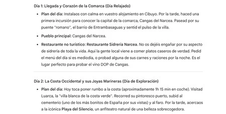 Itinerario