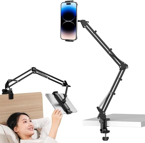 ULE T2 Soporte ajustable de tablet para escritorio y cama, de acero al carbono