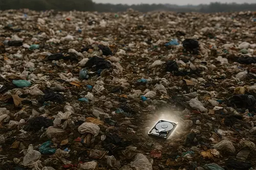 vertedero documental bitcoin disco duro