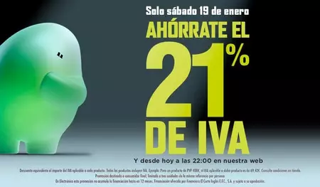 Día sin IVA del El Corte Inglés: mejores ofertas en televisores, ordenadores, móviles y aspiradores
