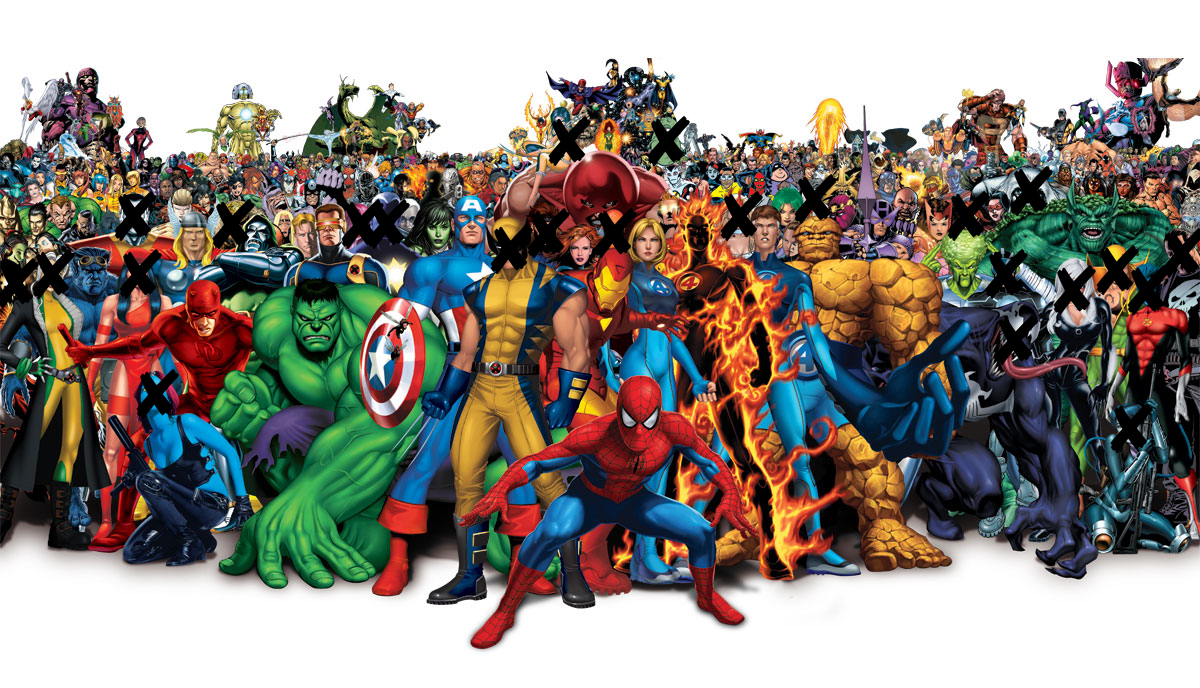 Liste Personnage Marvel Et Dc Comics Estos son todos los personajes Marvel que le debes a Stan Lee