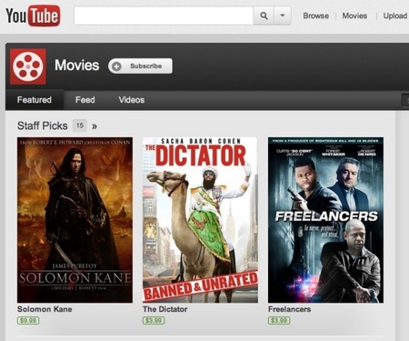 YouTube quiere traer su servicio de alquiler de películas a través de Smart TV a Europa