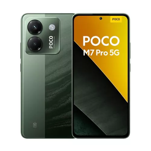 Xiaomi POCO M7 Pro 5G - Smartphone de 8+256GB, Cámara de 50 MP Sony con OIS, Pantalla AMOLED de 6,67" 120 Hz, Carga Turbo de 45W, Cargador no Incluido, Verde (Versión ES)