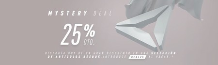 Sólo hoy tenemos un 25% de descuento en cientos de artículos en Reebok gracias a los Mystery Deals