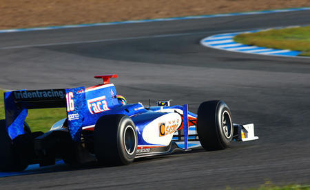 Sergio Canamasas Test GP2 Jerez Trident