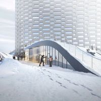 Copenhague tendrá una rampa de esquí en el tejado de una central eléctrica verde 