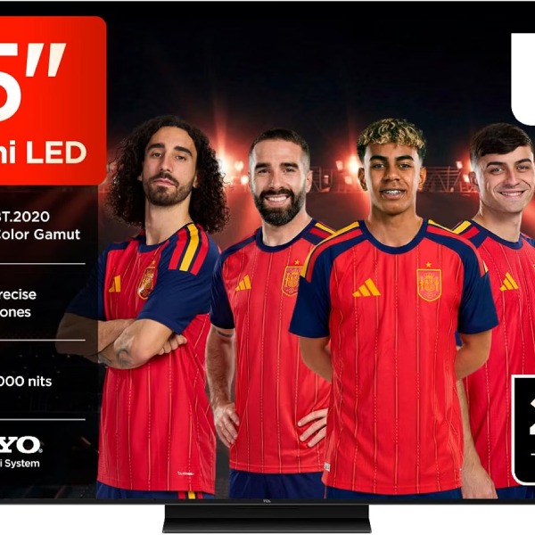 TCL 65RM7L 65 Pulgadas RGB-Mini LED 4K HDR10+ Smart TV, 2.000 Nits