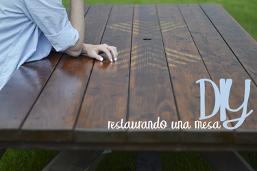 DIY: cómo renovar una mesa de exterior paso a paso