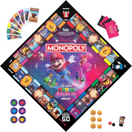Monopoly Super Mario Galaxy La Pelicula
