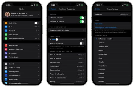 iPhoneの着信音を変更する