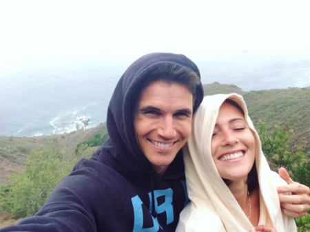 Bodas a pares: Robbie Amell e Italia Ricci por un lado y Dianna Agron y Winston Marshall por otro