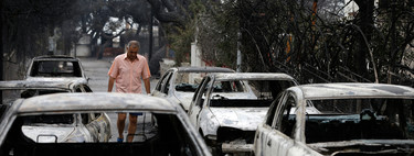 La destrucción provocada por los devastadores incendios de Grecia, contada en 17 imágenes 