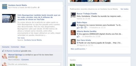 Facebook permite el uso de emoticonos en los comentarios de estados