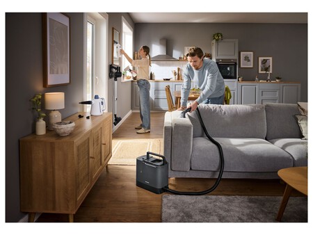 Limpiador De Tapicerias Inalambrico De 20 V Con Bateria Y Cargador Zoom 26