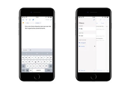 ラベルのおかげで、メモを簡単に分類して並べ替えることができます。