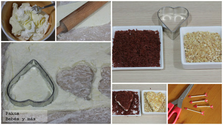 corazones de queso san valentin paso a paso