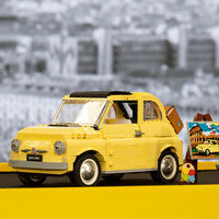 Así es el Fiat 500 clásico de LEGO, que rinde homenaje a la 'dolce vita' romana