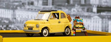 Así es el Fiat 500 clásico de LEGO, que rinde homenaje a la 'dolce vita' romana