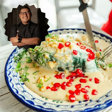 Sergio Camacho, chef de Los Danzantes: “Para que los chiles en nogada queden más suaves, ponles piloncillo y canela”