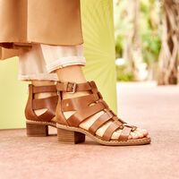 Ya disponibles las nuevas sandalias Pikolinos de piel con tacón sensato y precio rebajado para este verano 