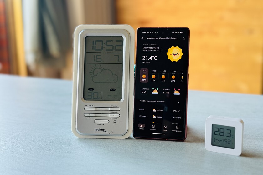 Tenía un móvil Android que ya no usaba: así lo he convertido en la estación meteorológica que siempre quise