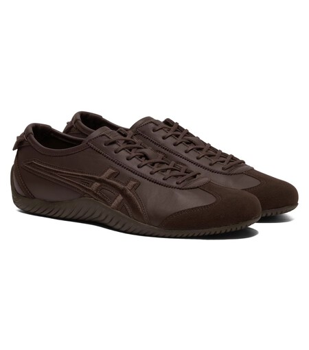Zapatillas Piel Clon Onitsuka Tiger Parfois Elegantes Oficina Marron