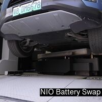Este vídeo muestra cómo es el intercambio de baterías de la china NIO: así logra recargas en menos de cinco minutos 