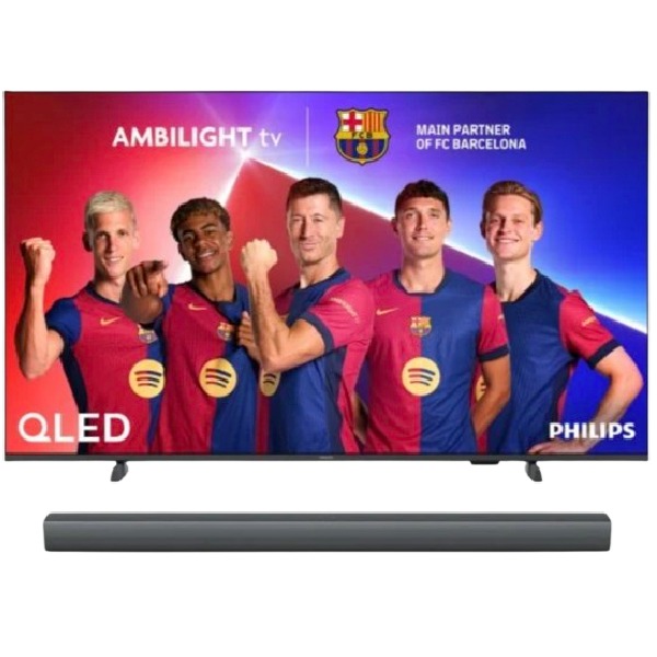 Philips Ambilight TV 50PUS8209 50" QLED UltraHD 4K + TAB4208 Barra de Sonido Bluetooth