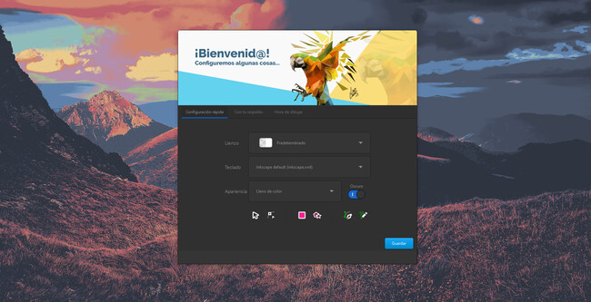 Nueva Pantalla De Bienvenida De Inkscape