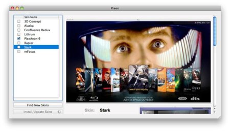 Preen Skin Manager, gestión de temas para Plex/Nine
