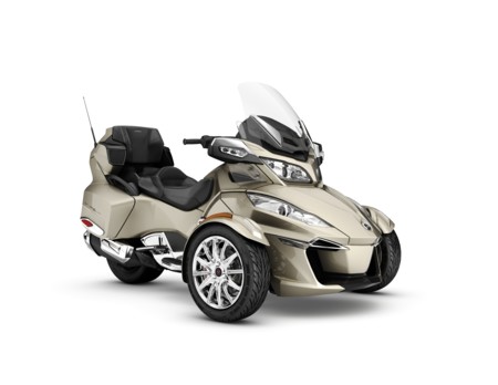 2017 Spyder Rt Limited Champagne Metallic 3 4 Front