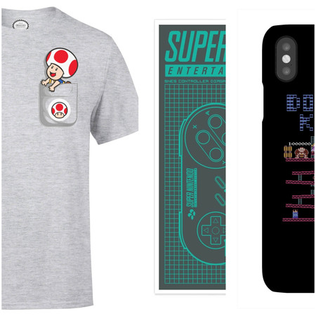 Los fans de Nintendo tienen 3x2 en Zavvi en camisetas, posters y hasta carcasas de móvil