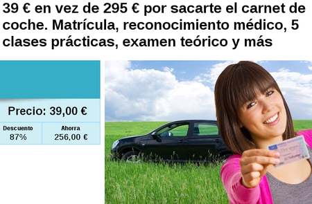 Ofertas de autoescuelas baratas