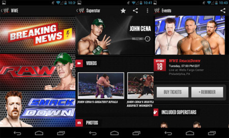 WWE para Android