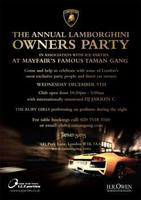 Fiestas solo para dueños de Lamborghini en discotecas