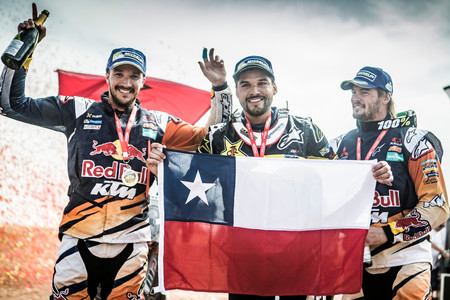 Pablo Quintanilla Sam Sunderland Toby Price 2016 Rally Cross Country