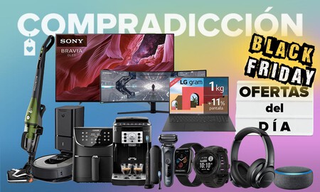 Chollos del día en Amazon: smart TVs, portátiles, monitores, robots aspiradores, freidoras de aire y más a precios rebajados por el Black Friday