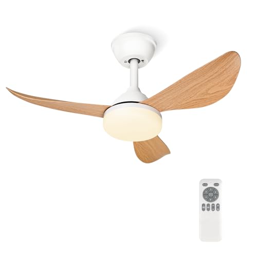 Lirixia Ventilador De Techo Con Luz Y Mando a distancia